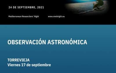 EL VIERNES COMIENZAN LAS ACTIVIDADES INCLUIDAS EN EL PROYECTO MEDNIGHT DE DIVULGACIÓN DE LA CIENCIA MEDITERRÁNEA