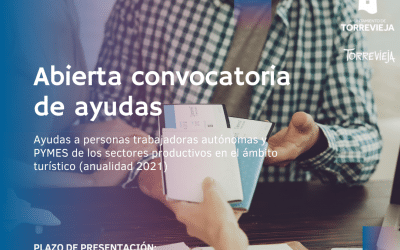LA DIPUTACIÓN DESTINA A TORREVIEJA 281.664 EUROS PARA AYUDAS DIRECTAS A LOS SECTORES PRODUCTIVOS DE ÁMBITO TURÍSTICO