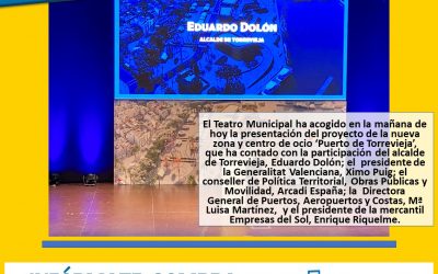 EL PROYECTO DEL PUERTO DE TORREVIEJA, CON UN PRESUPUESTO SUPERIOR A LOS 19 MILLONES DE EUROS, REGENERARÁ LA ZONA PESQUERA Y UNIRÁ LA CIUDAD CON SU PUERTO