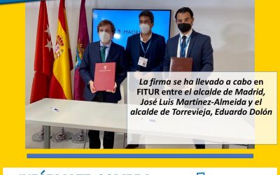 FIRMADO UN CONVENIO DE COLABORACIÓN CON EL AYUNTAMIENTO DE MADRID EN MATERIA DE PROMOCIÓN TURÍSTICA