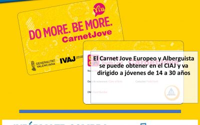 JUVENTUD GESTIONÓ UN TOTAL DE 341 CARNET JOVE DURANTE EL AÑO 2021￼