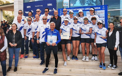 Doblete del RCNT en remo. Campeones en categoría veterano femenino y masculino en la I Regata Autonómica Liga Suma banco fijo
