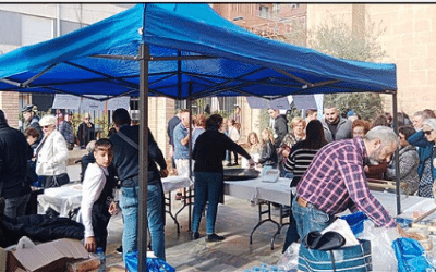 El Mercadillo Gastronómico de los Hijos de la Inmaculada se quedo, un año más, sin existencias