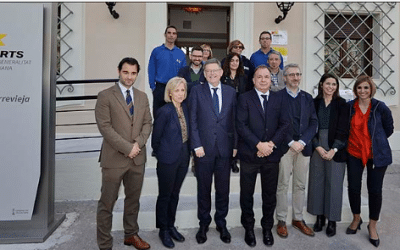 Ximo Puig y Eduardo Dolón visitaron las nuevas oficinas de Puertos de la Generalitat