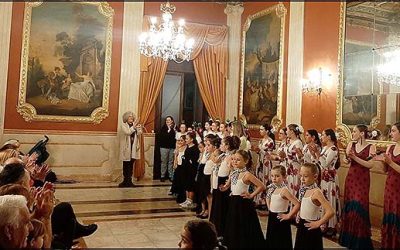 El baile flamenco inundó el Casino con los alumnos de Arantxa Blanco