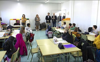 Abre sus puertas el nuevo centro de aulas provisionales del Colegio Inmaculada