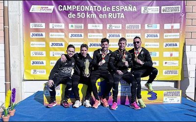 El club atletismo Puerto Torrevieja campeones de España por clubs en los 50k de Burjassot