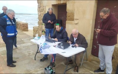 Los radioaficionados de Torrevieja se dieron cita en la torre del embarcadero de La Mata “activando” y dando a conocer el patrimonio histórico de la ciudad