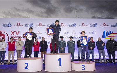 Izan Rogel y Valentina Belso consiguen en el XV Trofeo Euromarina Optimist Torrevieja el bronce en Sub 13