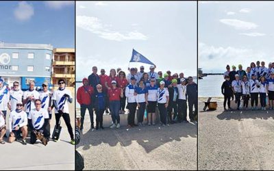 El equipo de Dragon Boat del RCNT consigue en el campeonato de invierno autonómico situarse en 3ª posición por clubes con 3 oros y un 4º puesto