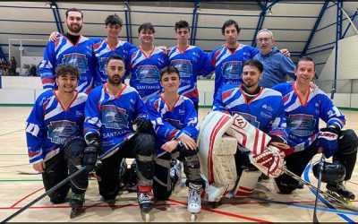 Los Halcones de Torrevieja se reencuentran con el triunfo ante Villarreal en la Liga Autonómica de hockey línea