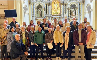 La Comunidad irlandesa de la Parroquia de la Inmaculada homenajeó a su patrona Santa Brígida