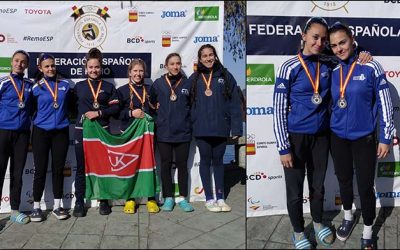 Paula Blanca Espinosa y Belén Hernández plata en 2- JF en el Campeonato de España de larga distancia y oro 4XJF en el Campeonato por Autonomías
