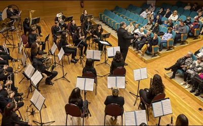 La Banda Juvenil de “Los Salerosos” ofrecieron un variado concierto en el Palacio de la Música
