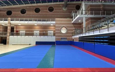 La Concejalía de Deportes renueva el tatami de judo del Palacio de Deportes