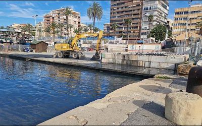 Comienzo de las obras de relleno y ampliación de la superficie para parking de vehículos del RCNT