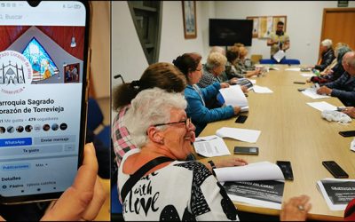 La Parroquia del Sagrado Corazón ha comenzado un taller para mayores sobre redes sociales