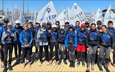 El RCN Torrevieja en el campeonato de España clase Optimist 2023 en L’escala, de Girona