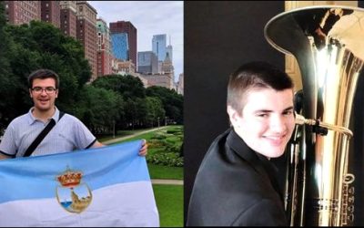 Samuel Hernández Imbernón tubista titular de la Joven Orquesta de las Comarcas Gironines