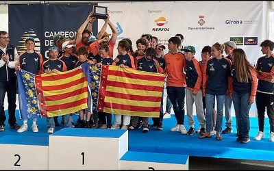 Leo Griñan del RCNT sexto absoluto en el campeonato de España de Optimist