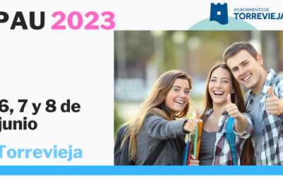 Presentado el dispositivo para las pruebas de acceso a la universidad 2023, que tendrán lugar en el Auditorio de Torrevieja los días 6, 7 y 8 de junio