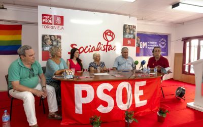 Socialistas del Tío Luis respaldan a Pedro Sánchez en Torrevieja: Presentan manifiesto de apoyo
