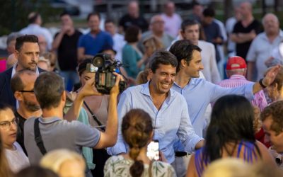 El presidente de la Generalitat Valenciana, Carlos Mazón: “El cambio que comenzó el 28M debe llegar al Gobierno de España”.
