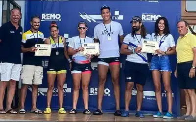 Club Remo Torrevieja destaca en el II Campeonato Autonómico Beach Sprint en Santa Pola.