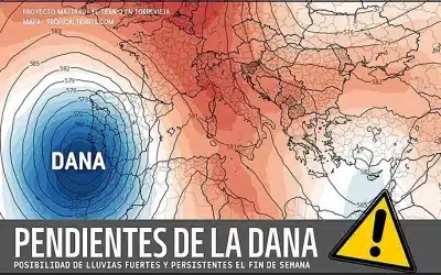 Alerta Meteorológica: Torrevieja en Vigilancia ante la Posible Formación de una “Dana” Este Fin de Semana