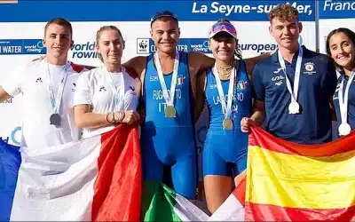 Equipos del RCNT de Torrevieja Destacan en el Campeonato Europeo de Remo Coastal & Beach Sprint