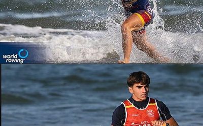 Dos Remeros Torrevejenses Destacan en el Mundial de Beach Sprint en Italia