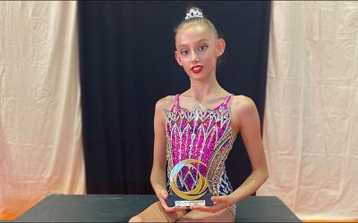 Anastasiia Biryulina, del Club Gimnasia Rítmica Torrevieja, se corona campeona autonómica.