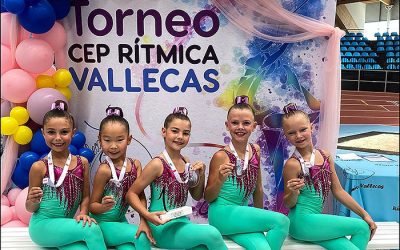 Club Gimnasia Rítmica de Torrevieja brilla en Vallecas: Nuestro Conjunto Benjamín se corona campeón