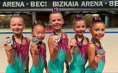 Brillante subcampeonato para las jóvenes promesas de la gimnasia rítmica de Torrevieja en el prestigioso “Euskalgym”