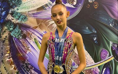 Anastasia Biryulina se Corona como Subcampeona de España en Gimnasia Rítmica
