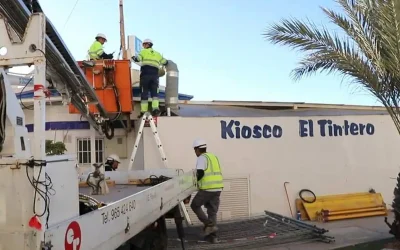 Derribo del Histórico Kiosko El Tintero en Torrevieja