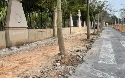 Obras de Reurbanización en Ronda César Cánovas Girada de Torrevieja Progresan Eficazmente