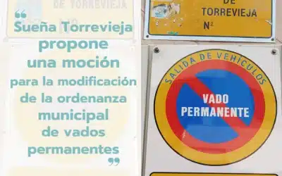 Iniciativa de Sueña Torrevieja para Revisar y Modificar la Ordenanza de Vados Permanentes