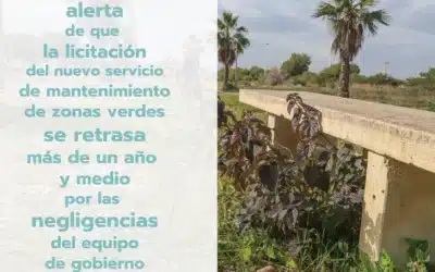 Sueña Torrevieja Alerta de los Retrasos en la Licitación del Servicio de Mantenimiento de Zonas Verdes en Torrevieja por Gestión del Gobierno Local