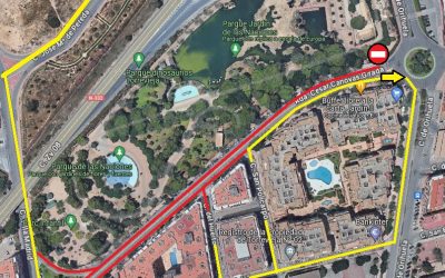 Atención: Cortes de Calle Programados en Ronda César Cánovas Girada por Obras de Mejora