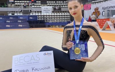 Daria Kalunina, de Torrevieja, Brilla como Campeona de España de Gimnasia Rítmica