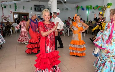 Un anticipo de la Feria de Mayo en la Casa de la 3ª Edad de San Pascual