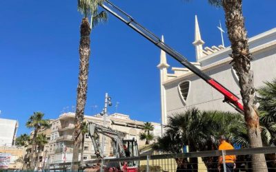 Inicia la construcción de una nueva minipista deportiva en la Plaza de Oriente