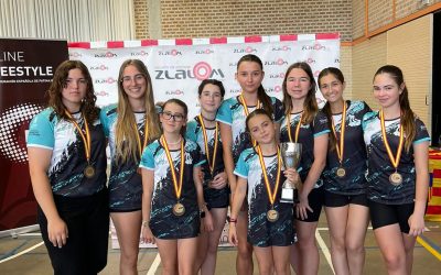 Notable éxito del equipo femenino del Club de Patinaje Torrevieja en la Liga Nacional de Patinaje Inline Freestyle