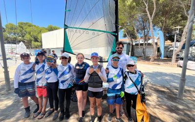 El Equipo de Optimist se Prepara para la Temporada en la Regata Ingenio del CAR de Murcia