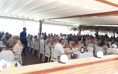 La Asociación de Vecinos de Cabo Cervera celebra su tradicional comida de convivencia para cerrar sus fiestas