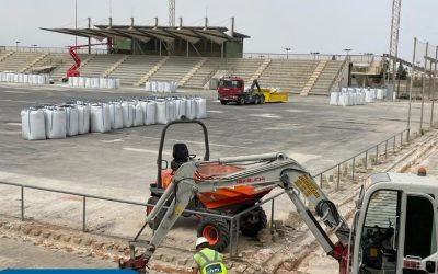 Avanza la renovación integral del campo municipal Nelson Mandela en Torrevieja