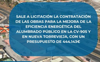 Torrevieja lanza la licitación para mejorar la eficiencia energética del alumbrado público