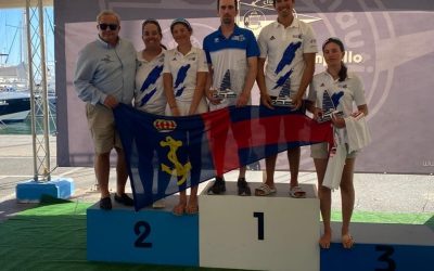 Dos platas y un bronce para el Real Club Náutico de Torrevieja en el Campeonato de España de la Clase Internacional Europa