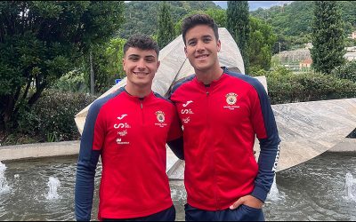 Ander Martín y Marco Liarte representan a Torrevieja en el Campeonato del Mundo de Beach Sprint en Génova